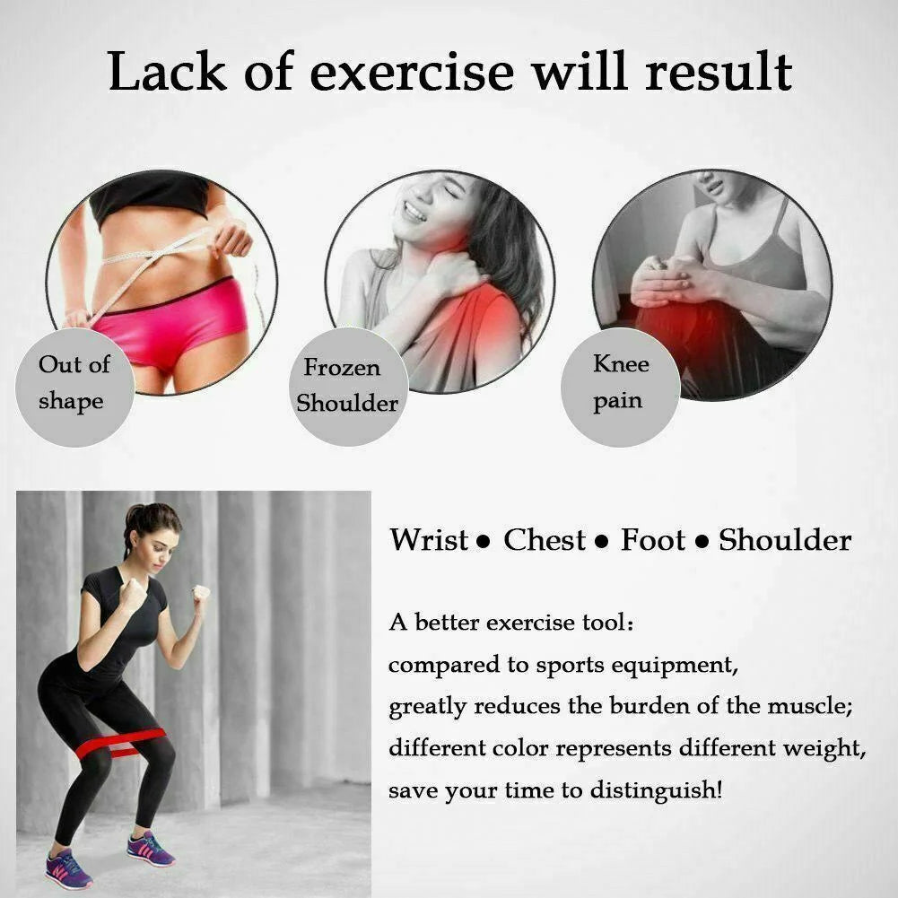 Eco-Friendly 5-Piece Yoga Booty Band Set - Elevate Your Workout!