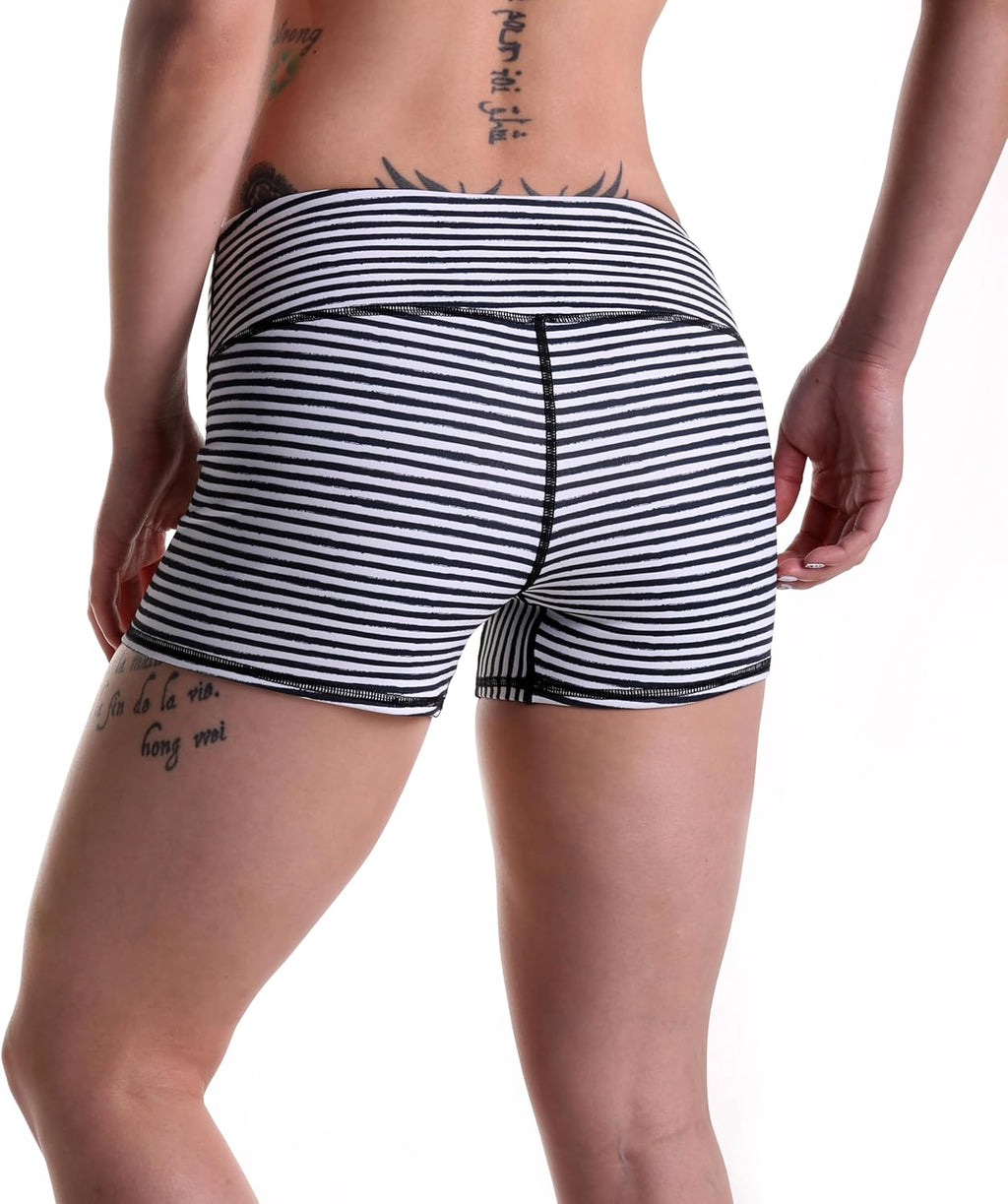 Tough Mode Women'S 3" Athletic Workout Volleyball Running WOD Compression Shorts