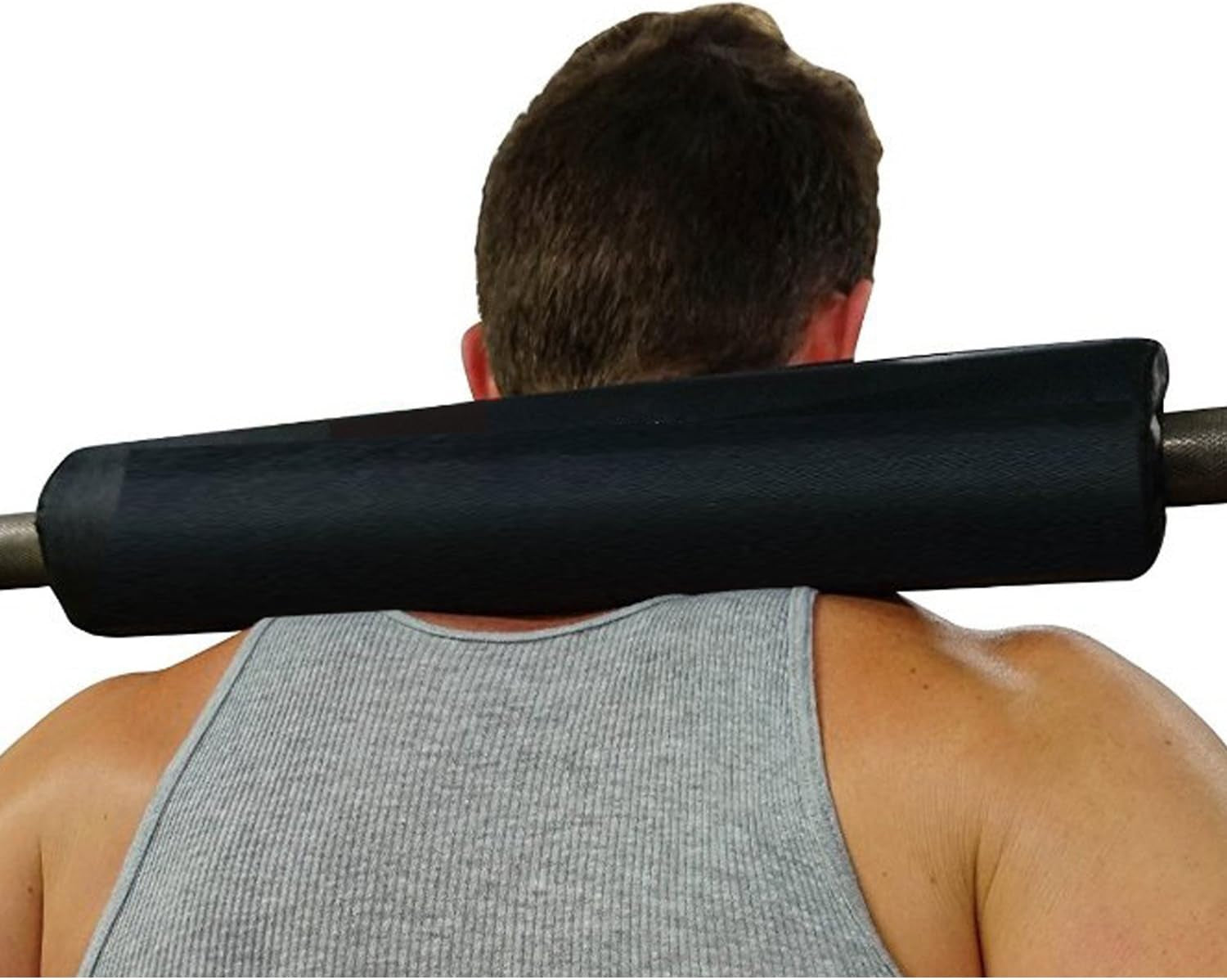 Dark Iron Fitness Barbell Pad - Extra Thick Padding for Weight Training, Squatting, Hip Thrusts Exercise Bar Protection & Support