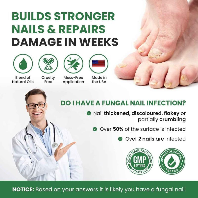 Foot Cure Extra Strength Toenail Fungus Treatment – 25% Undecylenic Acid Antifungal Nail Repair for Yellow, Thick & Ingrown Nails – Softens Damaged Nails on Fingers & Toes – 15Ml