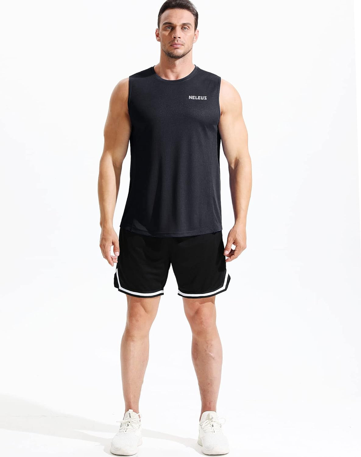 Men's Performance Dry Fit Running Muscle Tank Top - Ultimate Comfort for Workouts
