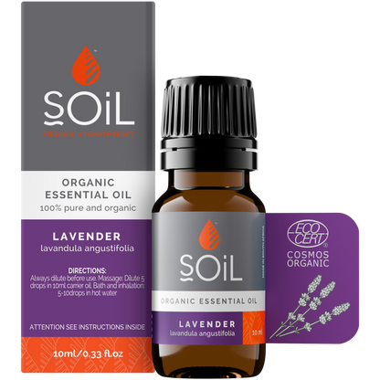 Organic Lavender Essential Oil (Lavandula Angustifolia) 10ml