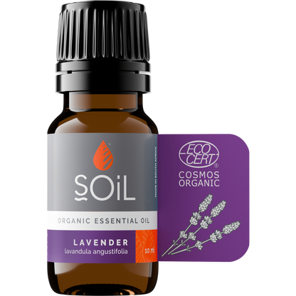 Organic Lavender Essential Oil (Lavandula Angustifolia) 10ml