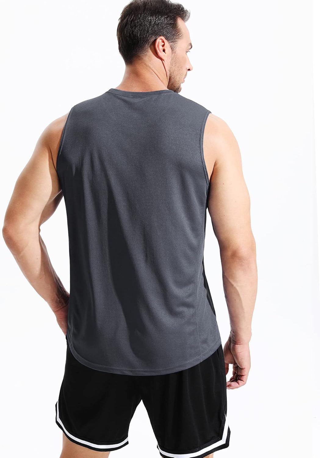 Men's Performance Dry Fit Running Muscle Tank Top - Ultimate Comfort for Workouts