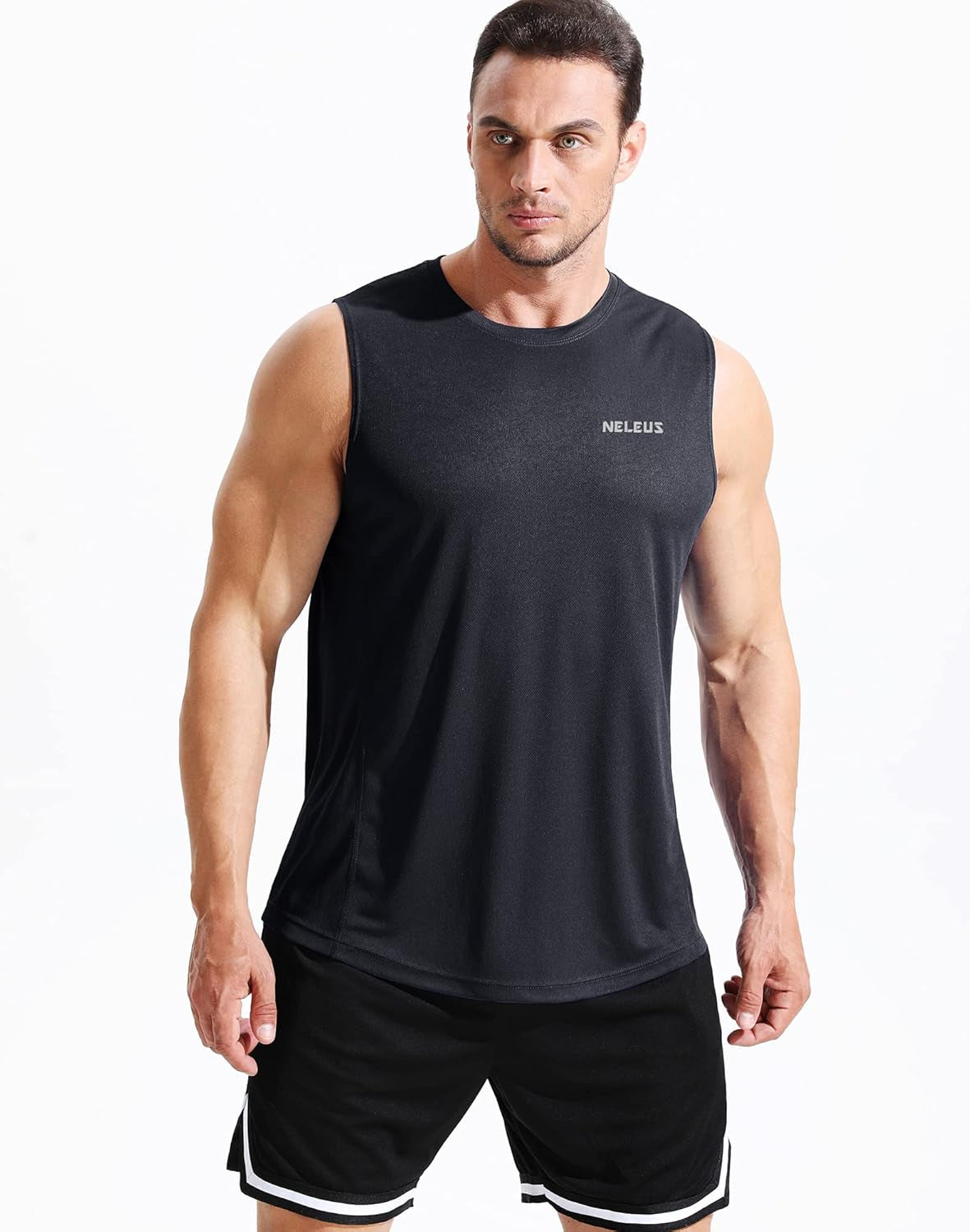 Men's Performance Dry Fit Running Muscle Tank Top - Ultimate Comfort for Workouts