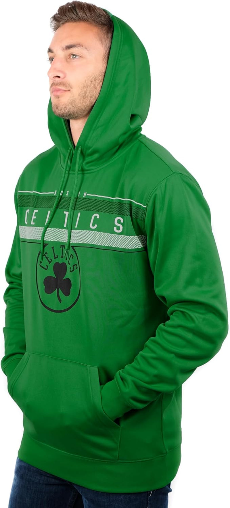 Ultra Game Men'S NBA Official Super Soft Midtown Hoodie Pullover Sweatshirt
