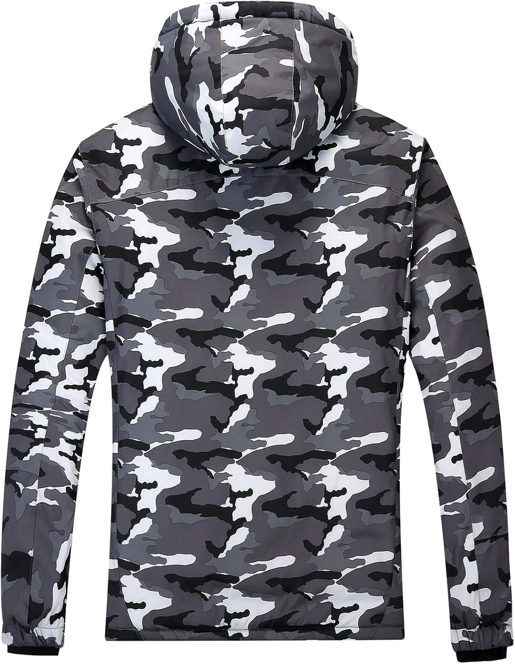 Women’S Waterproof Snow Ski Jacket Mountain Windproof Winter Coat with Detachable Hood
