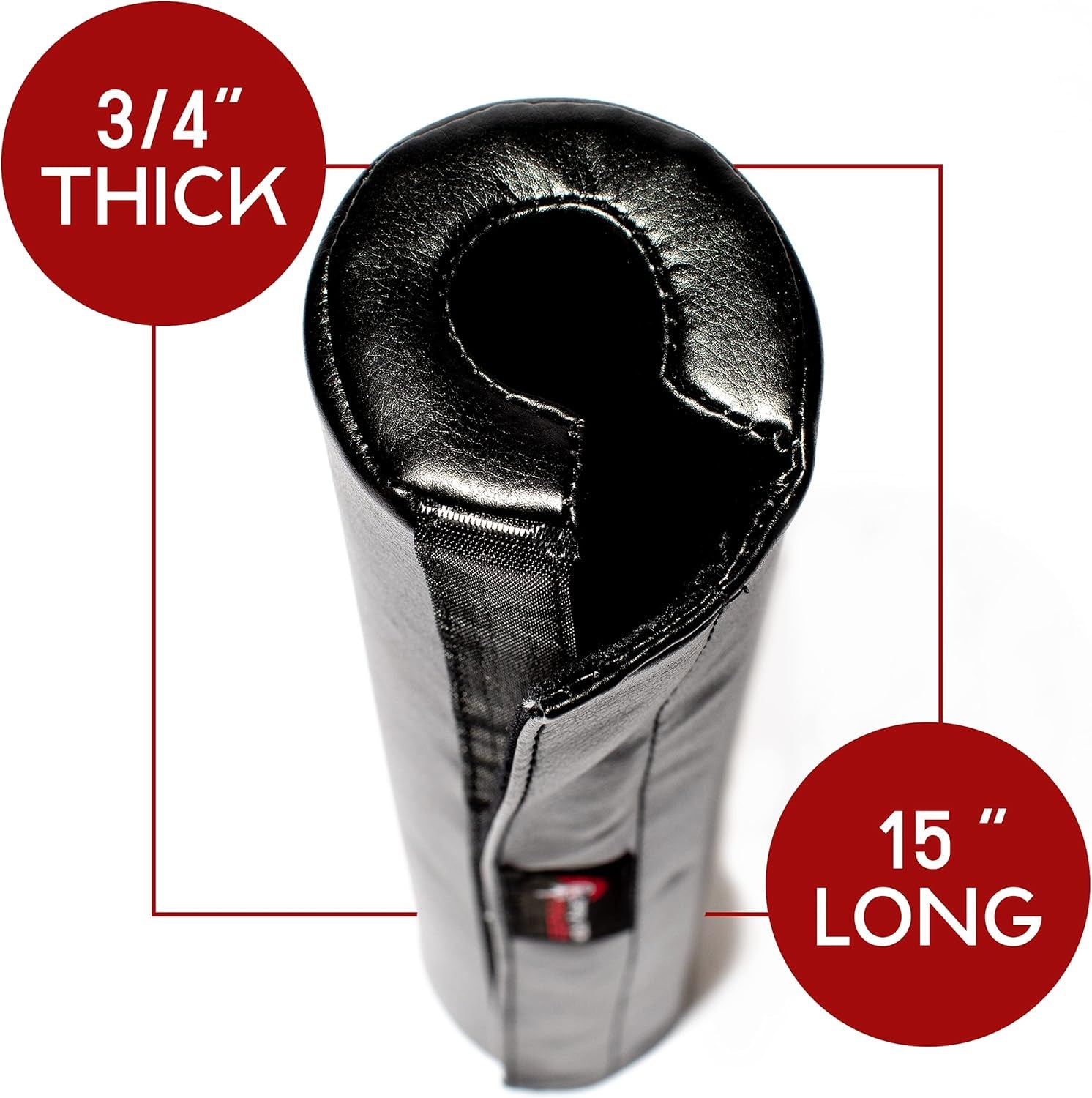 Dark Iron Fitness Barbell Pad - Extra Thick Padding for Weight Training, Squatting, Hip Thrusts Exercise Bar Protection & Support