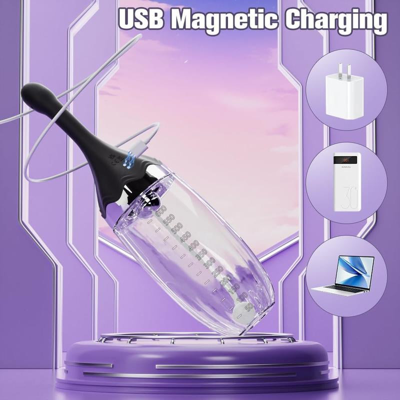 Anal Douche Automatic Enema Bulb 20Oz Electric Enemas for Colon Cleanse for Women with 3 Speeds 5 Spouts, Silicone Douches for Men Anal Cleaner, Remote Control Enema Kit Anti-Backflow Bottle