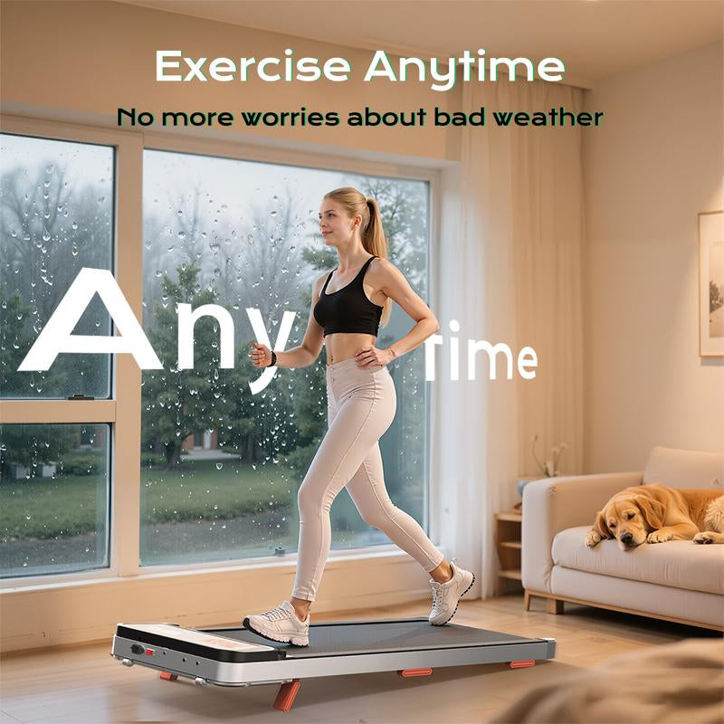 JC Walking Pad, 2.5HP Portable Treadmill with Incline under Desk Treadmill, Dealsforyoudays for Home Office with 265 Lbs Capacity,Remote Control, Led Display