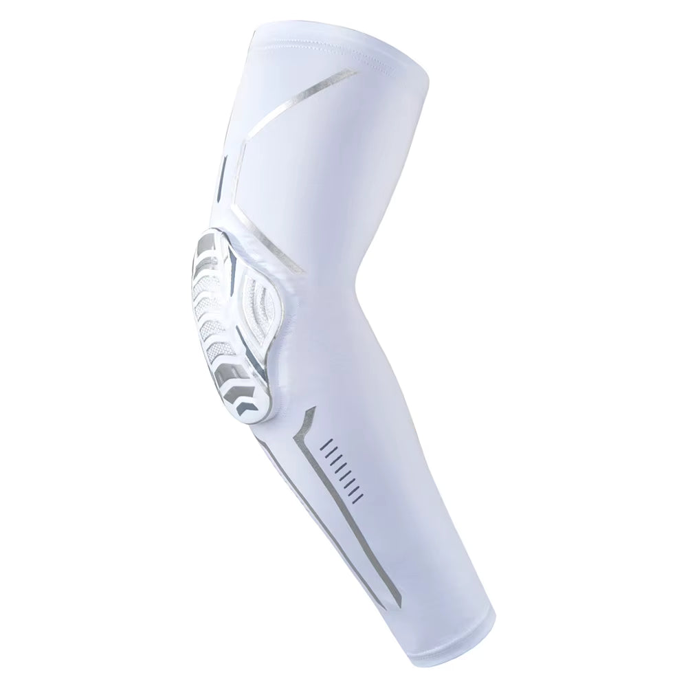 1Pc Sports Arm Guard Crashproof Compression Sleeves Elbow Protective Pad UV Protection Hand Cover for Running Fishing Cycling
