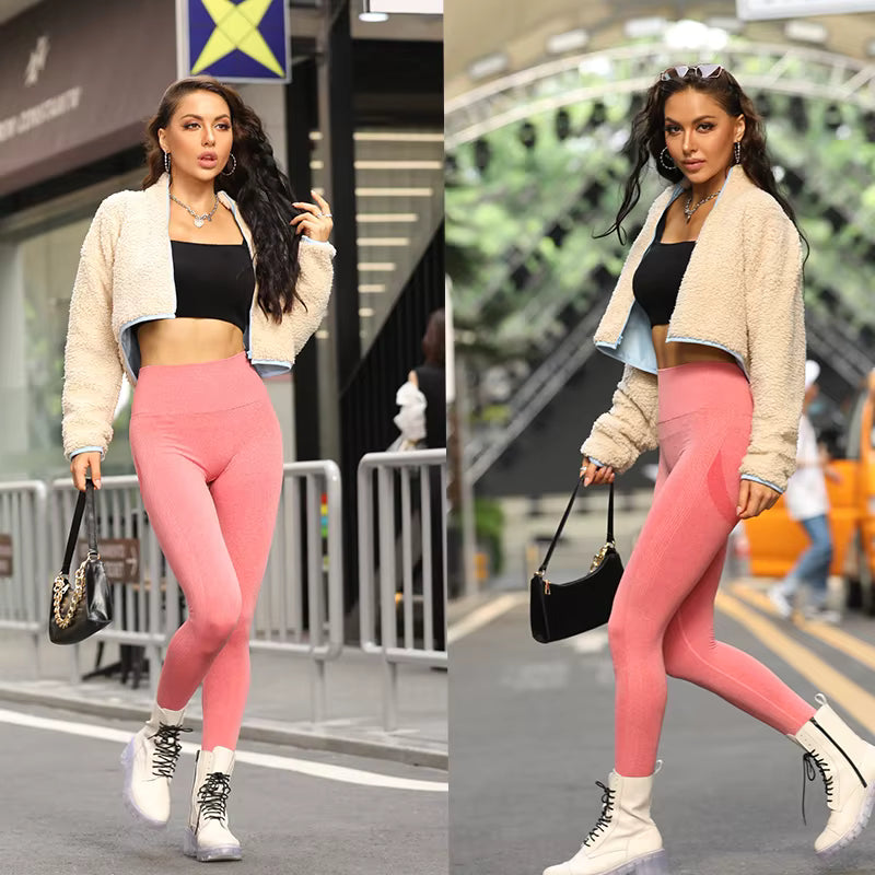 Yoga Pants Scrunch Butt Lifting Workout Leggings Sport Tights Women New Booty Legging Gym Sportswear Fitness Clothing
