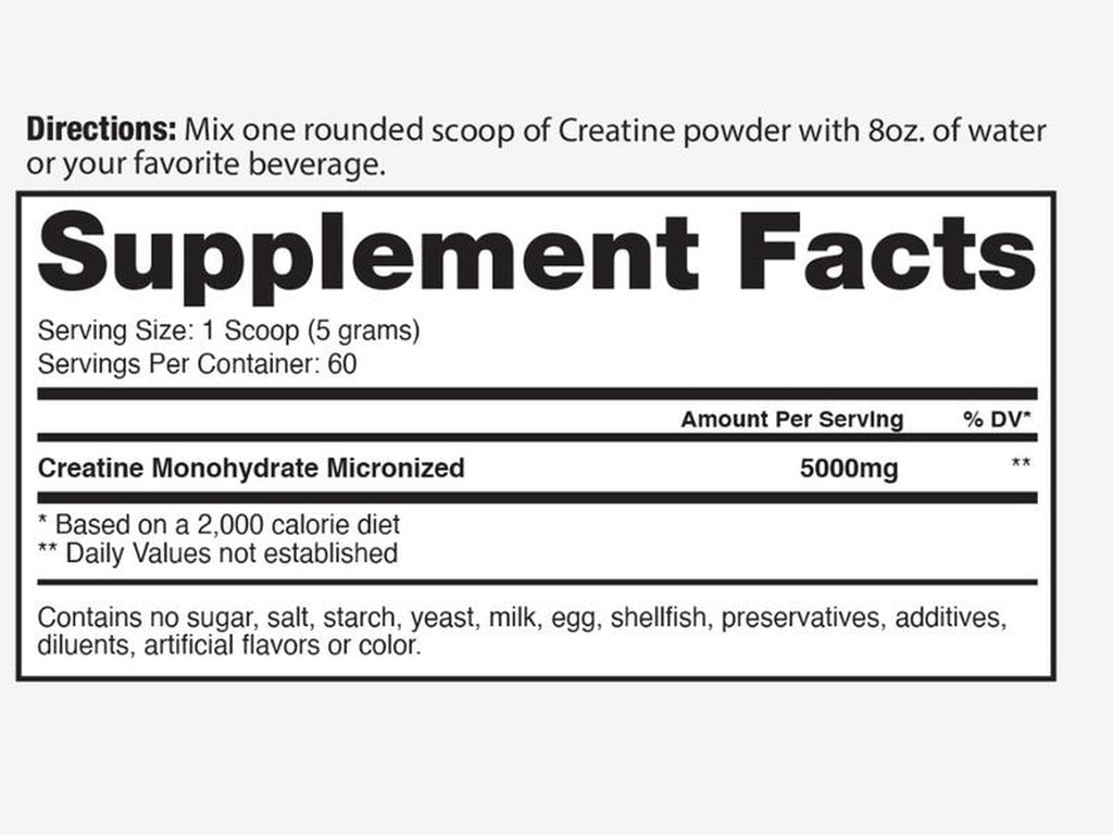 CREATINE MONOHYDRATE ESSENTIALS Supplement