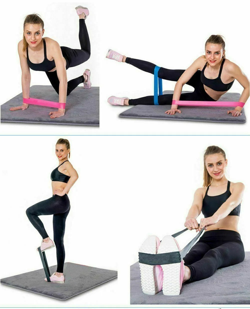Eco-Friendly 5-Piece Yoga Booty Band Set - Elevate Your Workout!