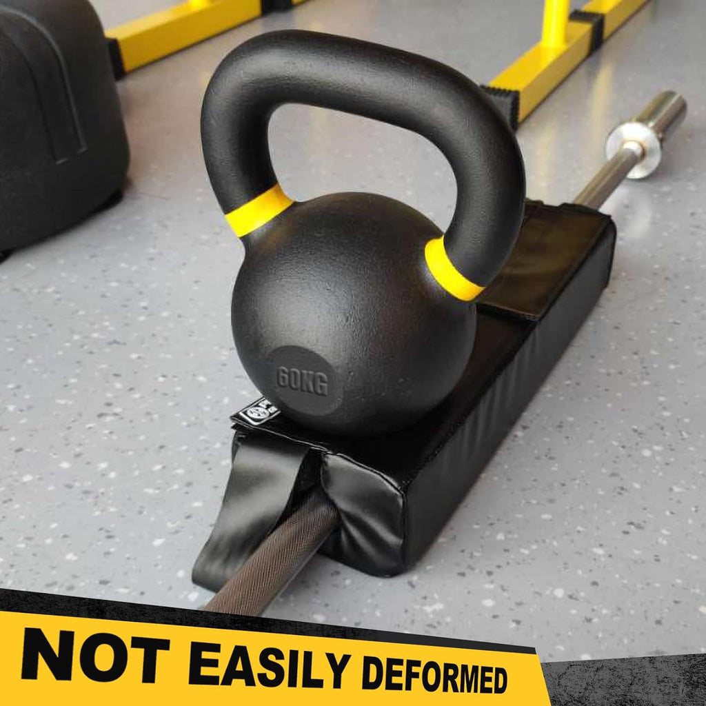 POWER GUIDANCE Square Hip Thrust Pad Barbell Squat Pad Protective Pad for Barbell Bench Press, Barbell Hip Thrusts, Weight Lifting, Squats, Lunges - Fit Standard and Olympic Bars
