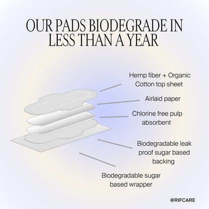 Organic Pads with wings - Regular 3 pack Bundle